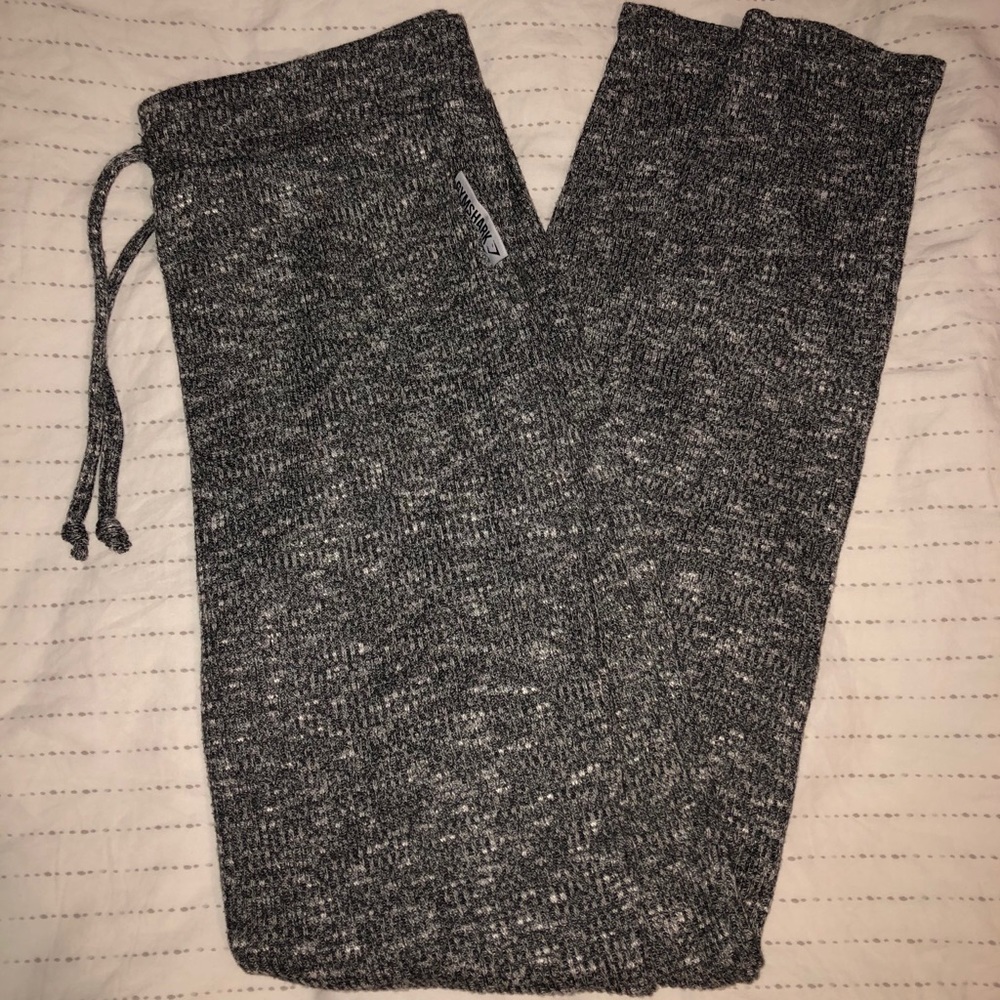 Gymshark slounge charcoal marl leggings